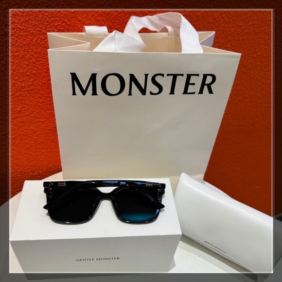 Gentle Monster Dear Square Sunglasses - Black, Like New!